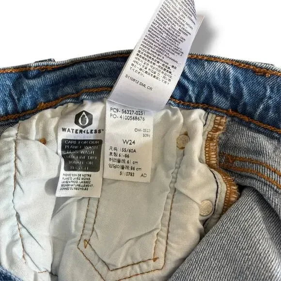 Levi’s 501 button fly cut off distressed denim shorts - Picture 7 of 7